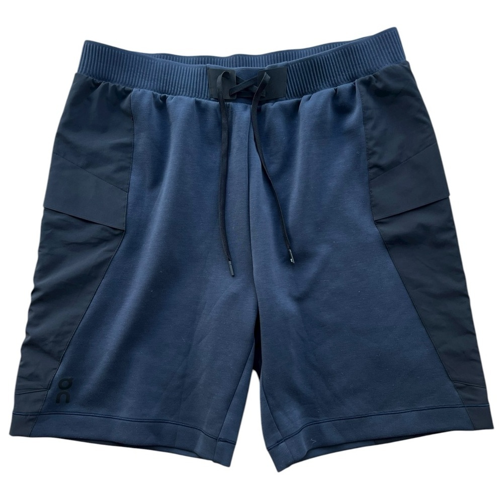 On Cloud Shorts Mens XL BLUE Black Movement Running Athletic Gym Athletic